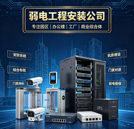 广州弱电工程公司推荐/提供勘察、设计、施工、维保一站式服务​